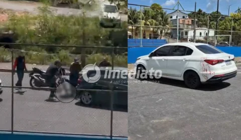 VÍDEO FORTE: Policial civil é morto durante troca de tiros com bandidos em avenida de Manaus