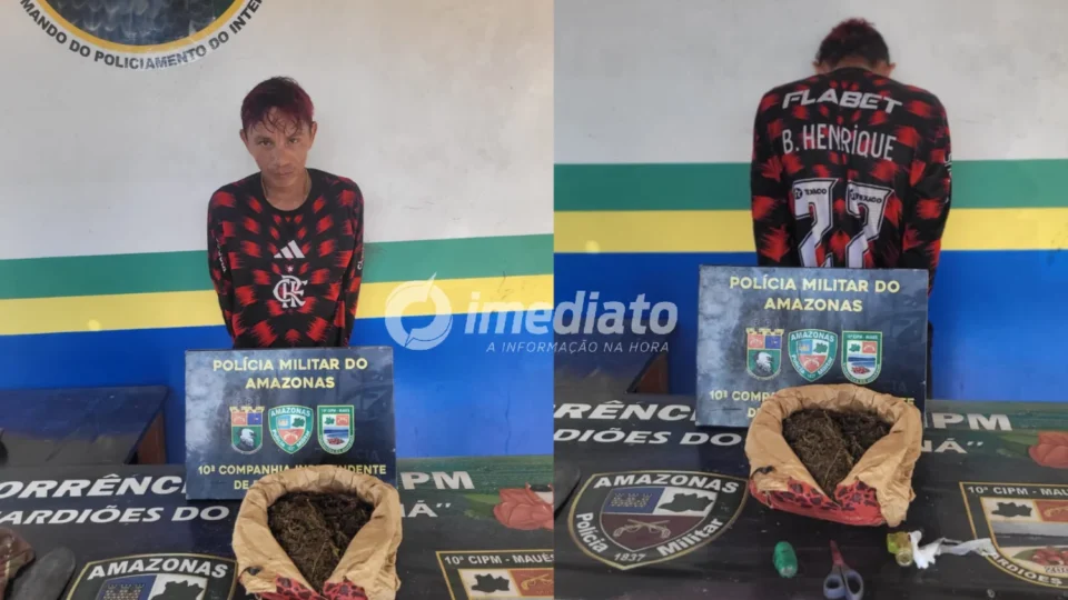 Suspeito de participar de assalto à Casa do Milho é preso com meio quilo de droga e mandado de prisão em aberto em Maués