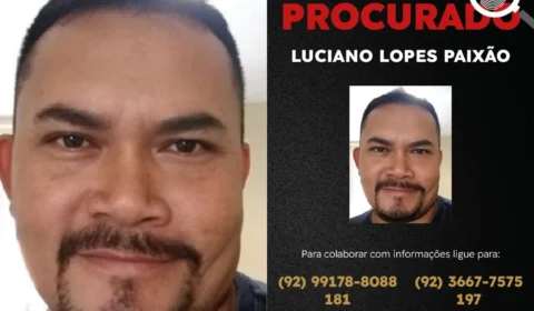 PC-AM divulga imagem de homem investigado por ameaçar e perseguir ex-companheira em Parintins