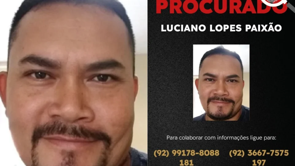 PC-AM divulga imagem de homem investigado por ameaçar e perseguir ex-companheira em Parintins