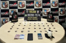 Homem tenta fugir durante abordagem e acaba preso com drogas e balança de precisão em Manaus