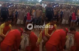 VÍDEO FORTE: Homem morre afogado na Ponta Negra após intensa tentativa de reanimação