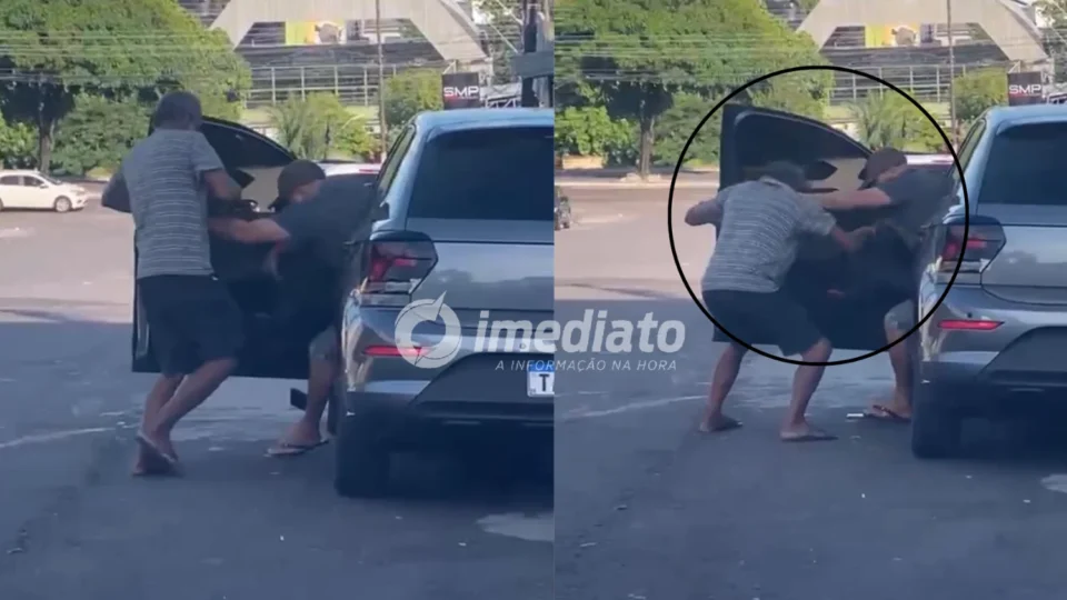 VEJA VÍDEO: Idoso de 72 anos é vítima de golpe em banco, perde R$ 2,5 mil e é empurrado por suspeito em Manaus
