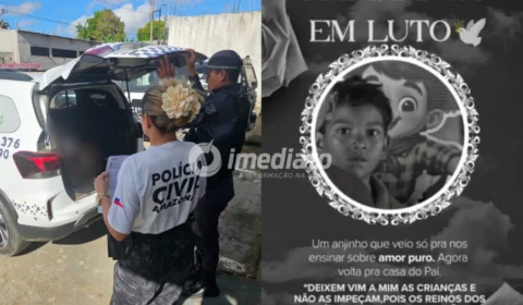 Pai é preso após filho de 6 anos morrer com perfuração de faca nas costas durante suposto castigo no Amazonas
