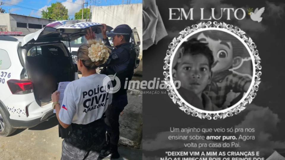 Pai é preso após filho de 6 anos morrer com perfuração de faca nas costas durante suposto castigo no Amazonas