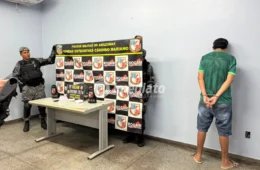 Homem é preso com cocaína, oxi e drogas sintéticas em kitnet no bairro Cidade Nova