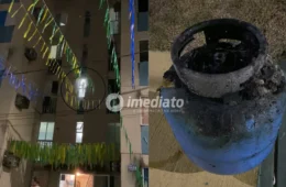 VEJA VÍDEO: Vazamento de gás provoca incêndio em apartamento no residencial Manauara 2