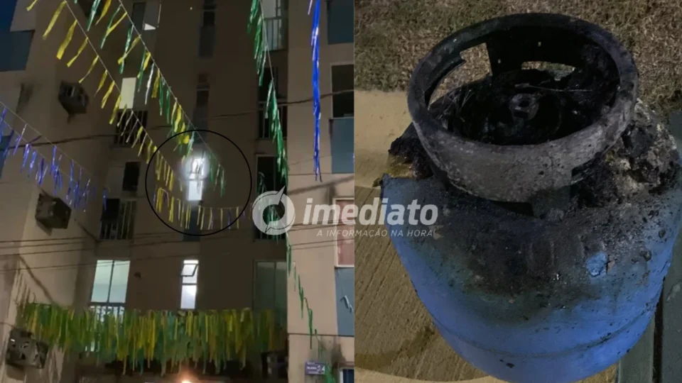 VEJA VÍDEO: Vazamento de gás provoca incêndio em apartamento no residencial Manauara 2