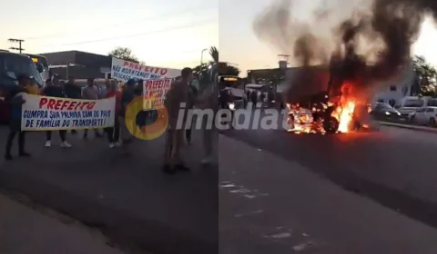 Vídeo: Greve de motoristas e cobradores dos ‘amarelinhos’ é causada por falta de repasse do benefício estudantil