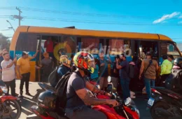 VEJA VÍDEO: Trabalhadores são obrigados a parar ‘amarelinhos’ sendo ameaçados por grevistas em paralisação na Zona Leste