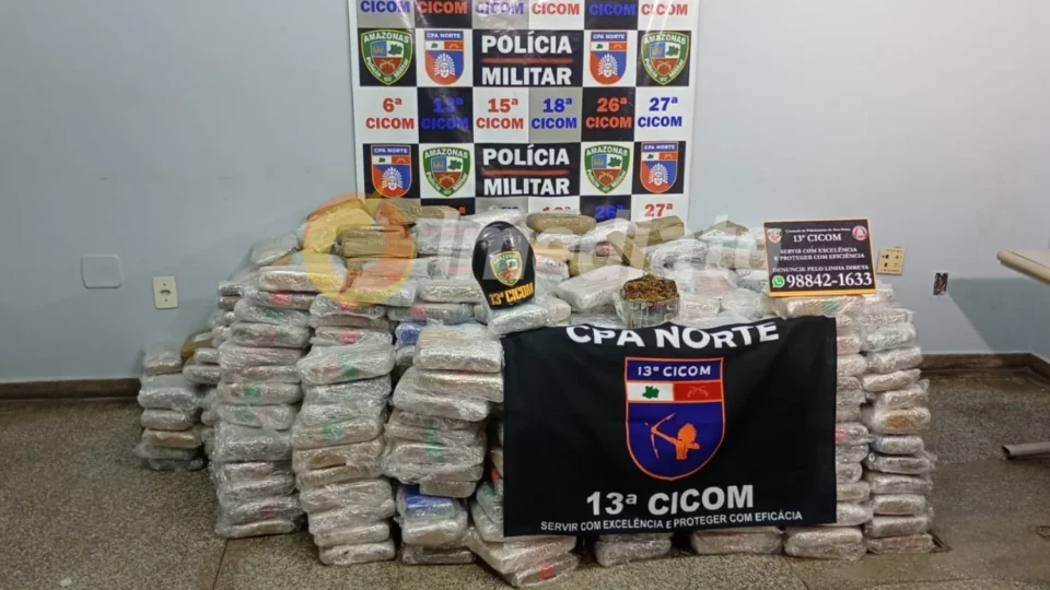 VEJA VÍDEO: Polícia Militar apreende mais de 770 tabletes de entorpecentes tipo skunk em residência, na Cidade Nova