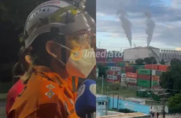 Vazamento de gás estireno em empresa foi provocado por superaquecimento; ‘Não é um gás letal’ diz Corpo de Bombeiros