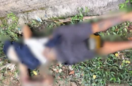 IMAGENS FORTES: Homem é encontrado morto no bairro Novo Israel nesta manhã