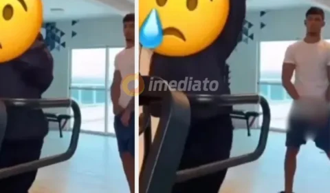 VEJA VÍDEO: Mulher grava importunação sexual dentro de academia em condomínio