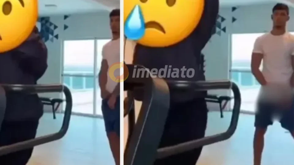 VEJA VÍDEO: Mulher grava importunação sexual dentro de academia em condomínio