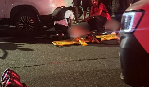 VEJA VÍDEOS: Carro desgovernado atropela quatro pessoas no bairro Educandos, zona sul da cidade