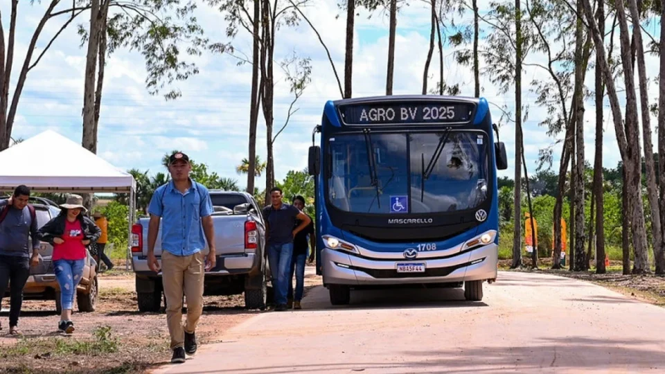 Rota especial de ônibus levará público ao AgroBV 2026; veja horários