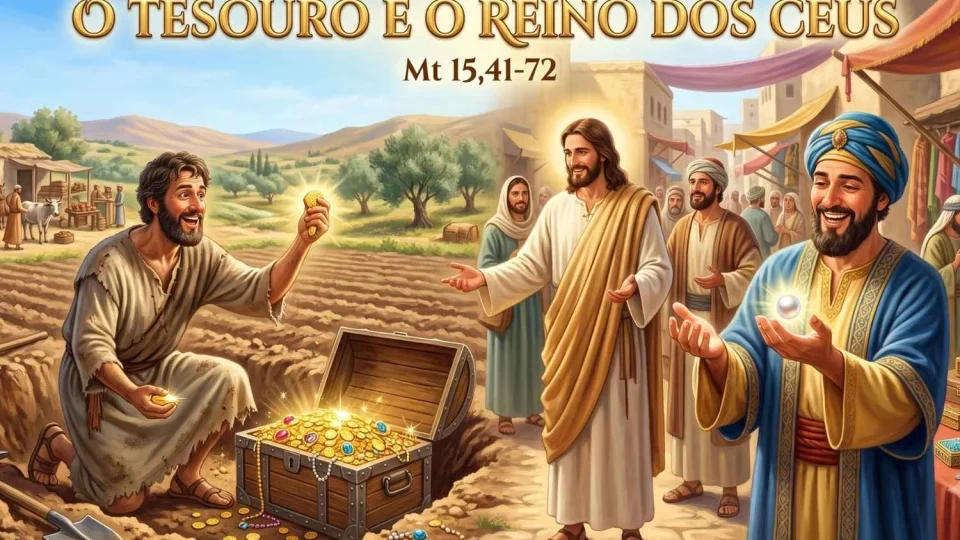 Homilia Dominical por Pe. Daniel Curnis : O tesouro é o reino dos céus