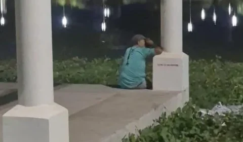 Curioso: homem usa binóculo para espionar casais em parque de Boa Vista