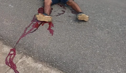 VEJA: Agressor é baleado após atacar idoso em Santana