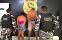 Casal do tráfico: dupla é presa com drogas e arma falsa em Roraima