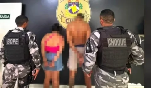 Casal do tráfico: dupla é presa com drogas e arma falsa em Roraima