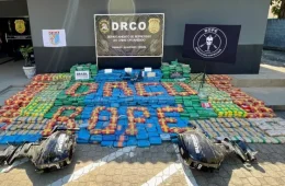 Mais de 2,5 toneladas de cocaína são apreendidas após troca de tiros no Rio Solimões