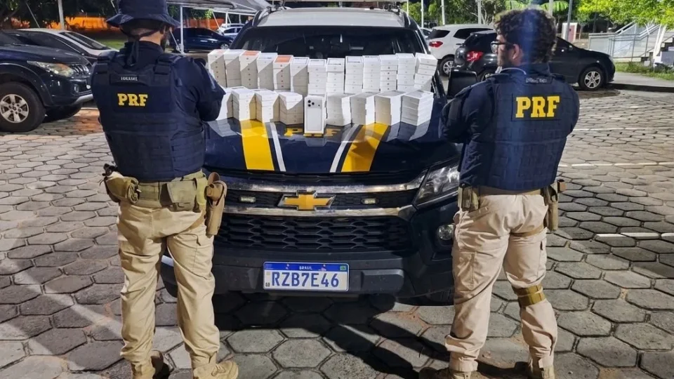 Operação Fronteira: PRF apreende 176 iPhones e registra série de ocorrências nas rodovias de RR