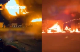 Justiça do AM condena homens a mais de 8 anos de prisão por incendiar ônibus escolares em Envira
