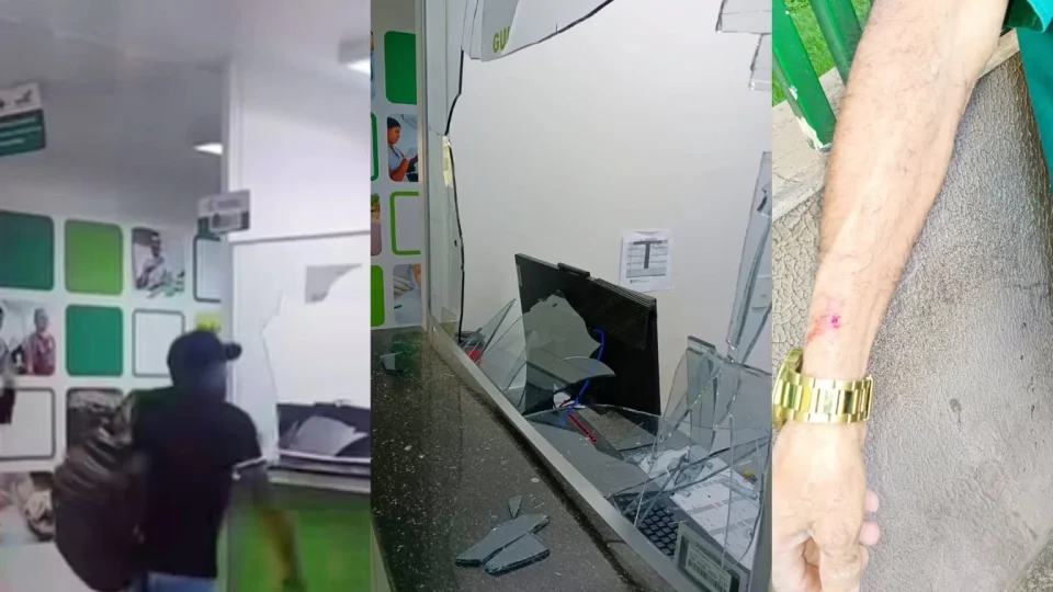 QUEBRADEIRA NA POLICLÍNICA | Homem é preso após ferir funcionário em Parauapebas