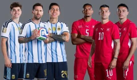 Argentina x Suíça na Copa do Mundo: Terceiro reencontro das duas seleções hoje (11); confira onde assistir e a escalação