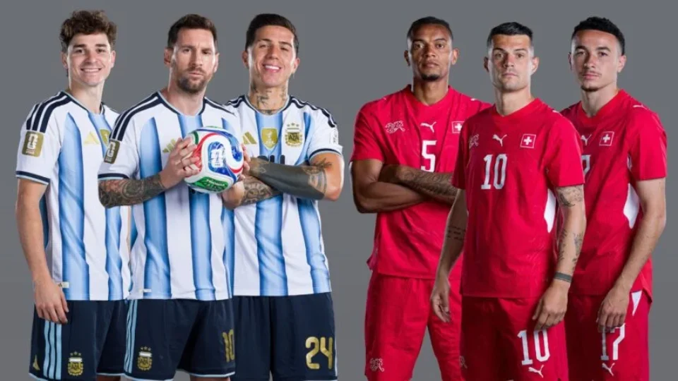 Argentina x Suíça na Copa do Mundo: Terceiro reencontro das duas seleções hoje (11); confira onde assistir e a escalação