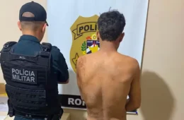 Homem é preso após tentar matar a própria mãe a facadas no interior de Roraima