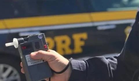 Ação da PRF: Bafômetro aponta 5 vezes acima do limite e motorista é preso