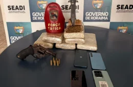 Após denúncia: homem e mulher são presos com drogas enterradas em terreno em Boa Vista