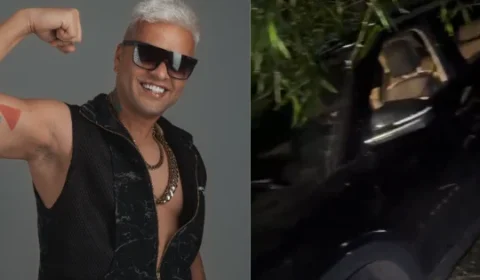 SUSTO | MC Dourado sofre acidente de carro após show em Curuçá, no Pará