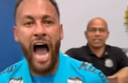 Neymar provoca torcedores do Remo após classificação do Santos e gera confusão no Mangueirão