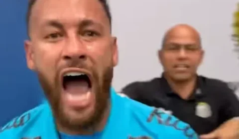 Neymar provoca torcedores do Remo após classificação do Santos e gera confusão no Mangueirão