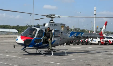 PM coloca helicóptero, drones e 150 policiais nas ruas em operação contra assaltos na Grande Belém