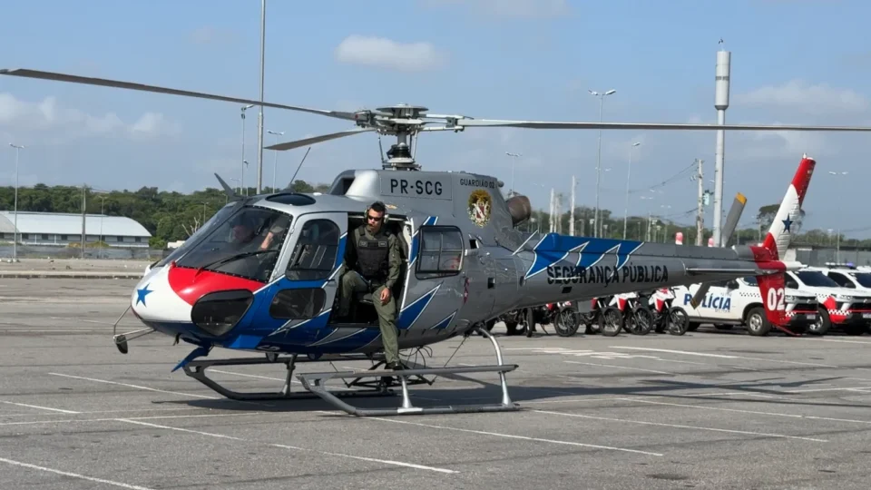PM coloca helicóptero, drones e 150 policiais nas ruas em operação contra assaltos na Grande Belém