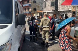 TRÂNSITO | Motociclista sem capacete se envolve em colisão na Pedro Álvares Cabral