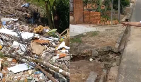 CRIME AMBIENTAL | Denúncia aponta lixão sobre nascente em Peixe-Boi