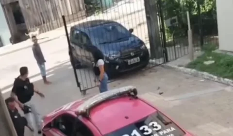 Viatura da Polícia Civil atropela gata grávida e policial ameaça testemunha em Belém