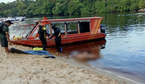 Homem morre após ser atingido por moto aquática na Praia do Tupé, em Manaus