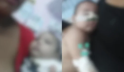 Mãe se desespera com estado de bebê cardiopata que aguarda cirurgia em Manaus