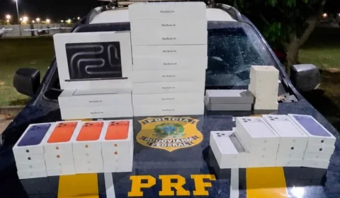 PRF apreende 50 aparelhos eletrônicos trazidos na Guiana