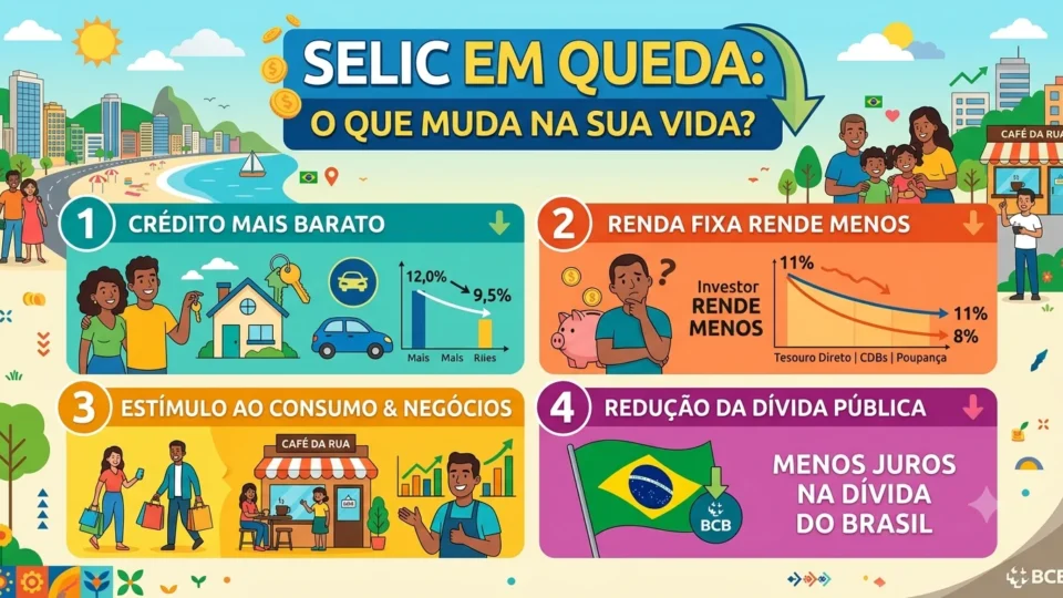 Selic em queda: o que muda na sua vida?