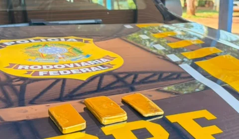 OURO ESCONDIDO: Homem é preso com barras avaliadas em mais de R$ 800 mil na BR-425