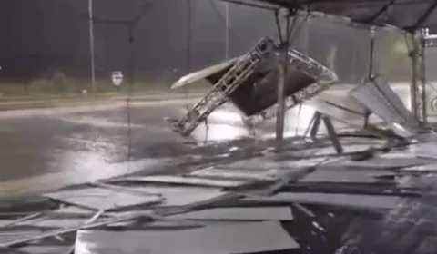 Chuva forte e ventania provocam estragos em Porto Velho e região
