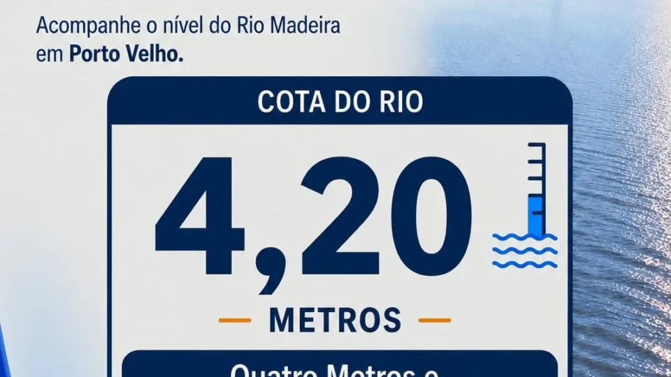 Rio Madeira fica a apenas 20 centímetros da cota de atenção em Porto Velho